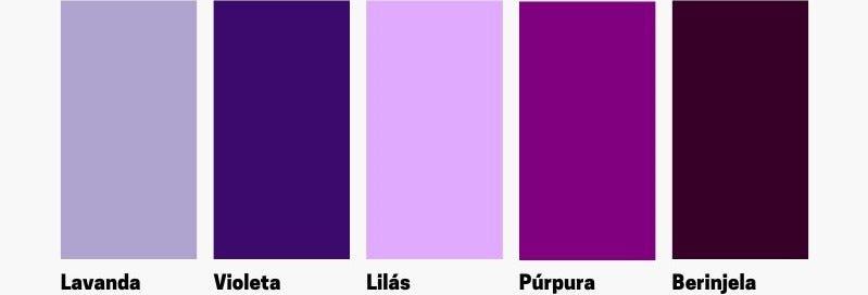 psicologia das cores lilás