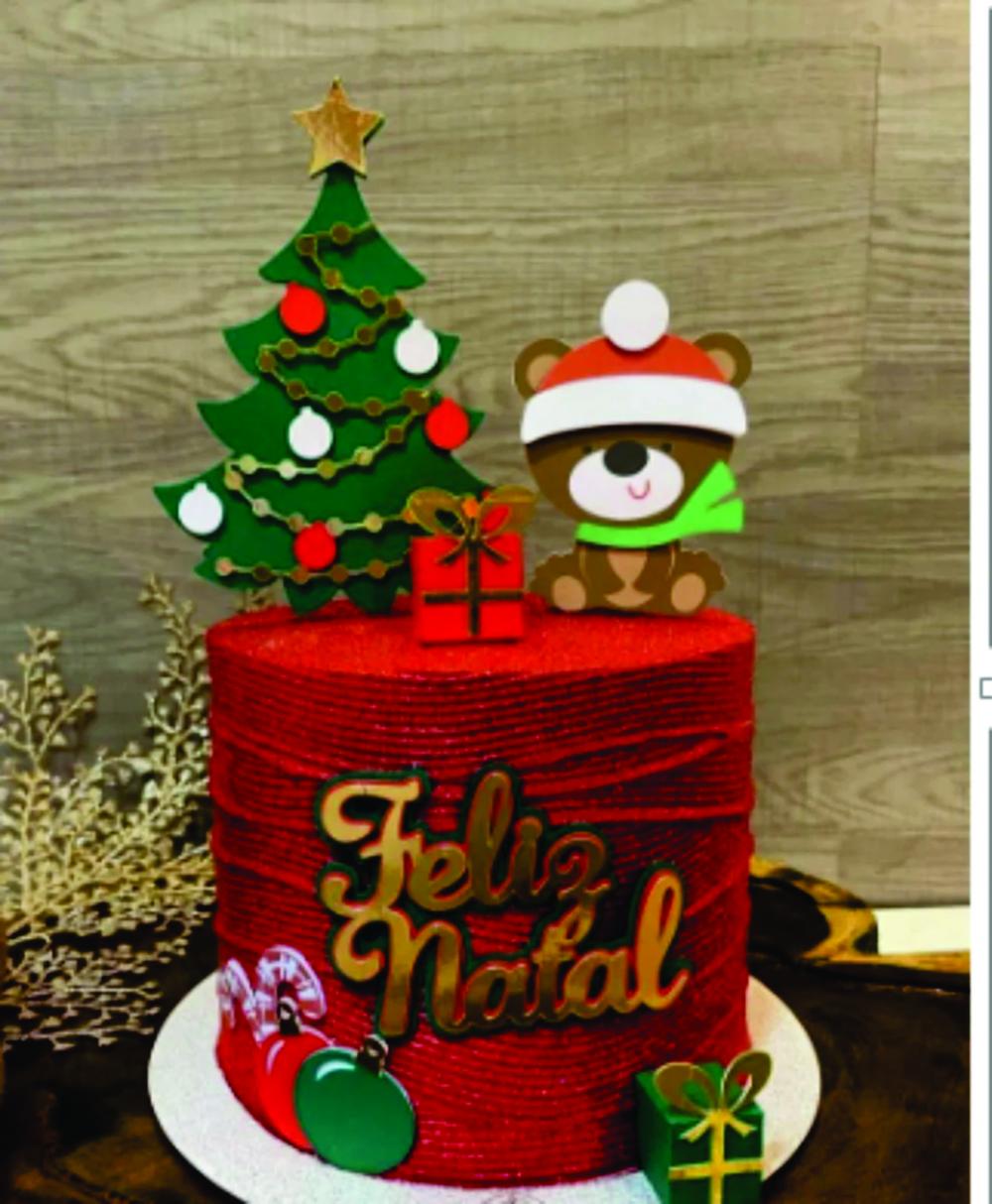 topo de bolo feliz natal