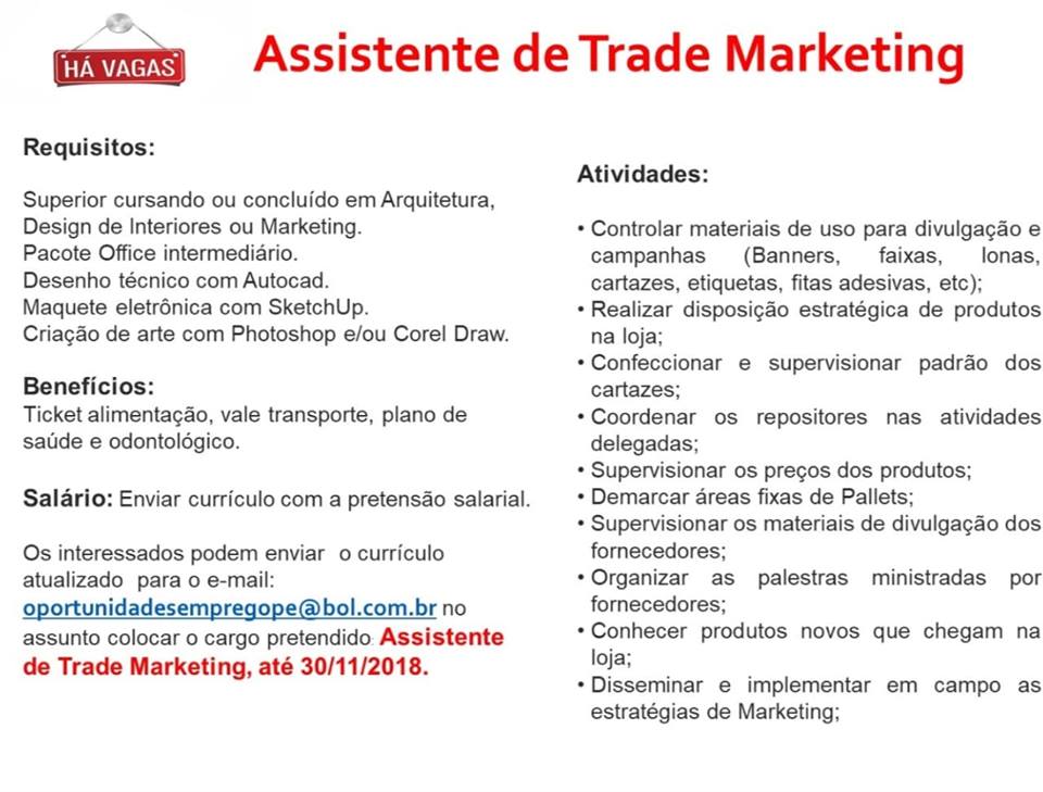 salário trade marketing 2026