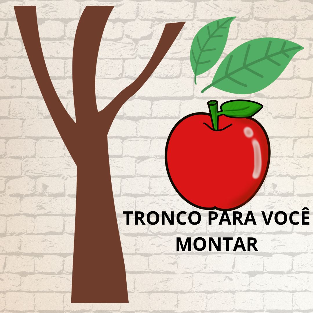 como fazer tronco de árvore em EVA