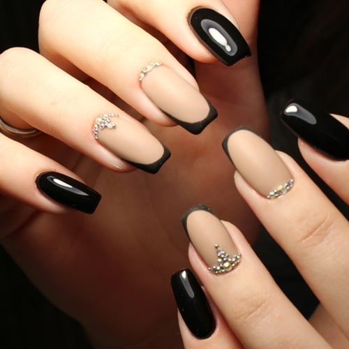 Unha Em Gel Decorada Simples