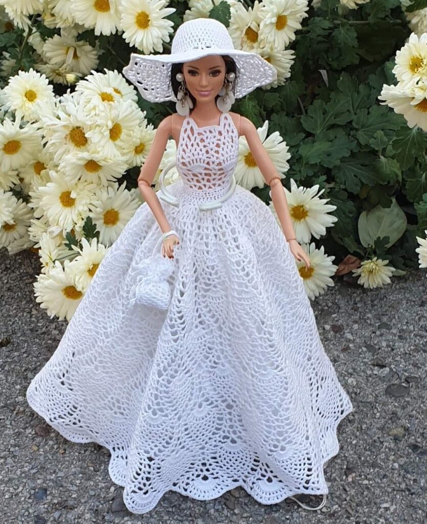 Vestido De Noiva Em Crochê