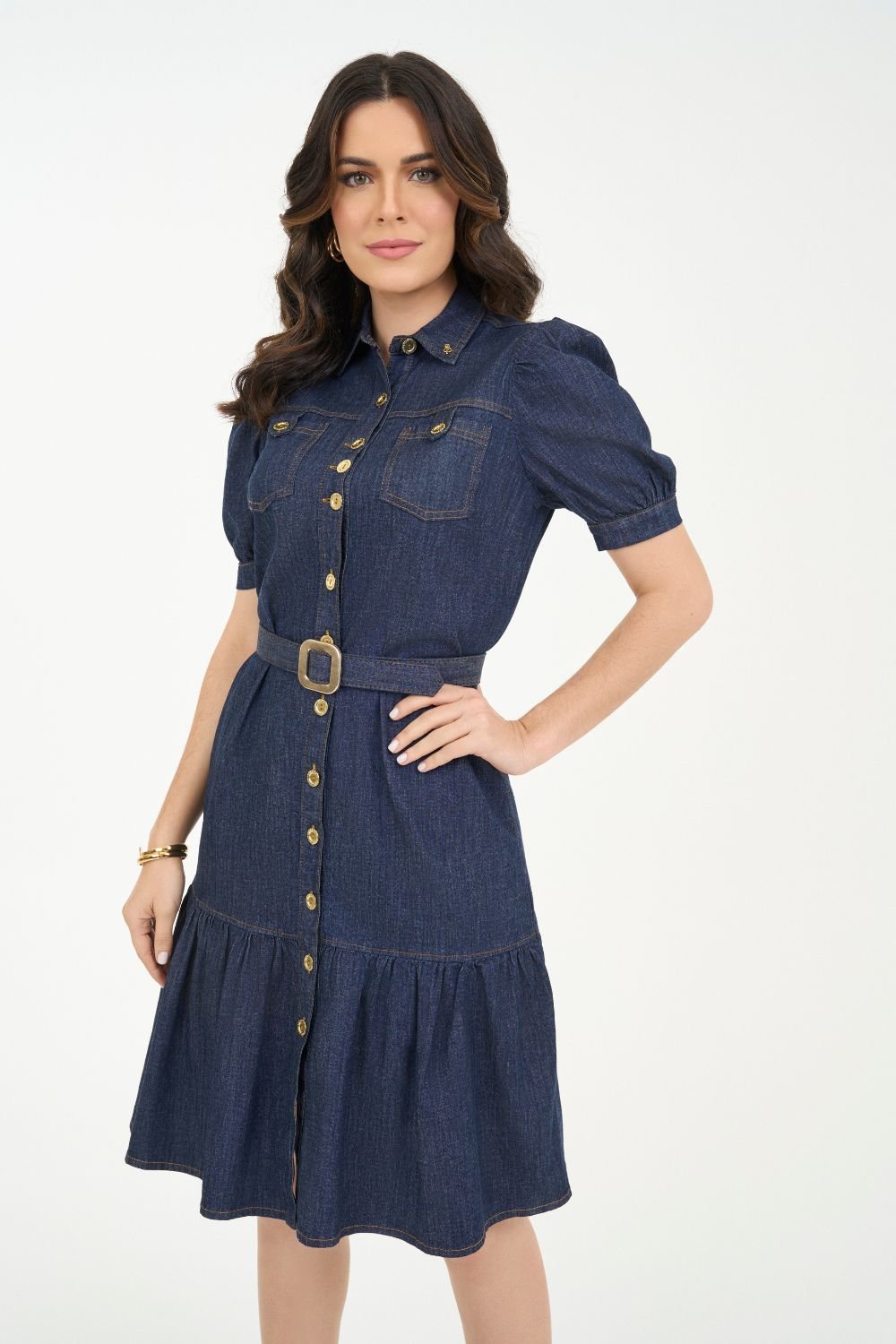 vestido jeans casual curto ou midi qual escolher