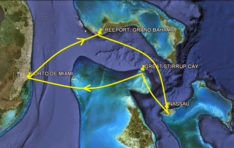 Viagem De Navio De Miami Para Bahamas