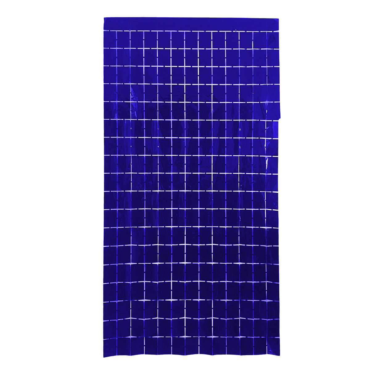 cortina metalizada 1x2m quadrada