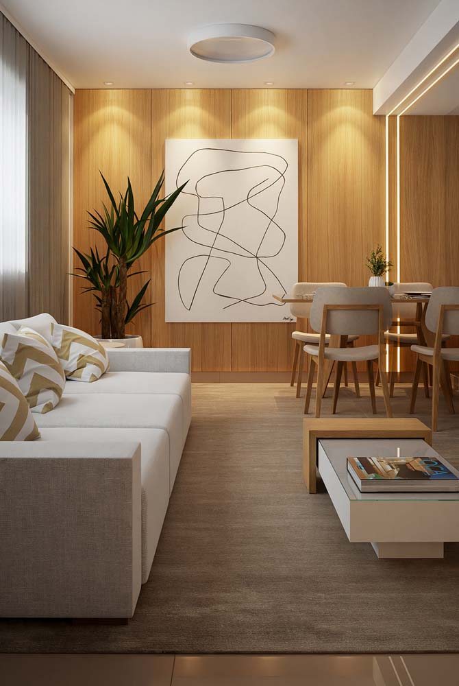 decoração sala simples e barata