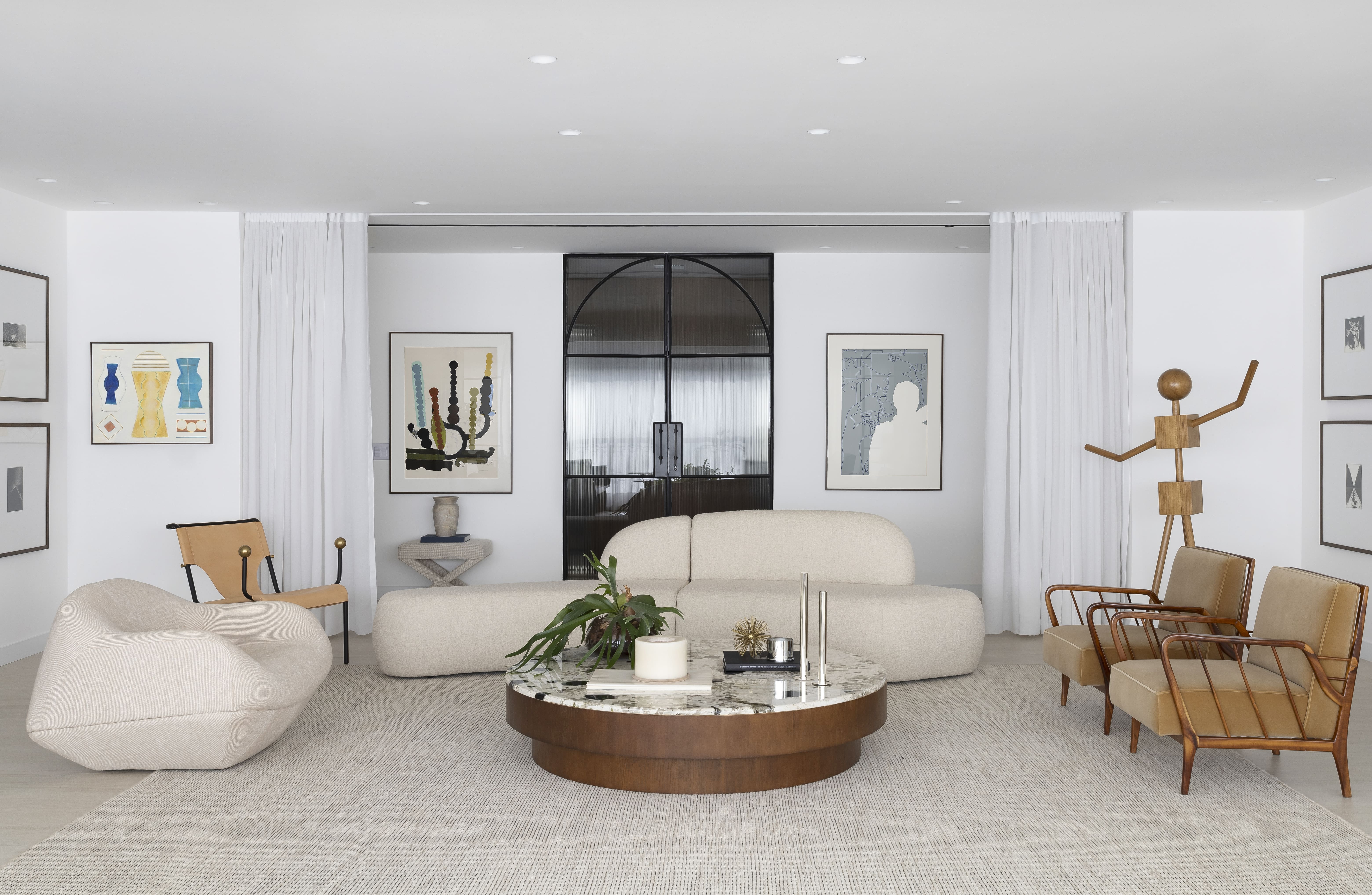 estilo de decoração simples para sala