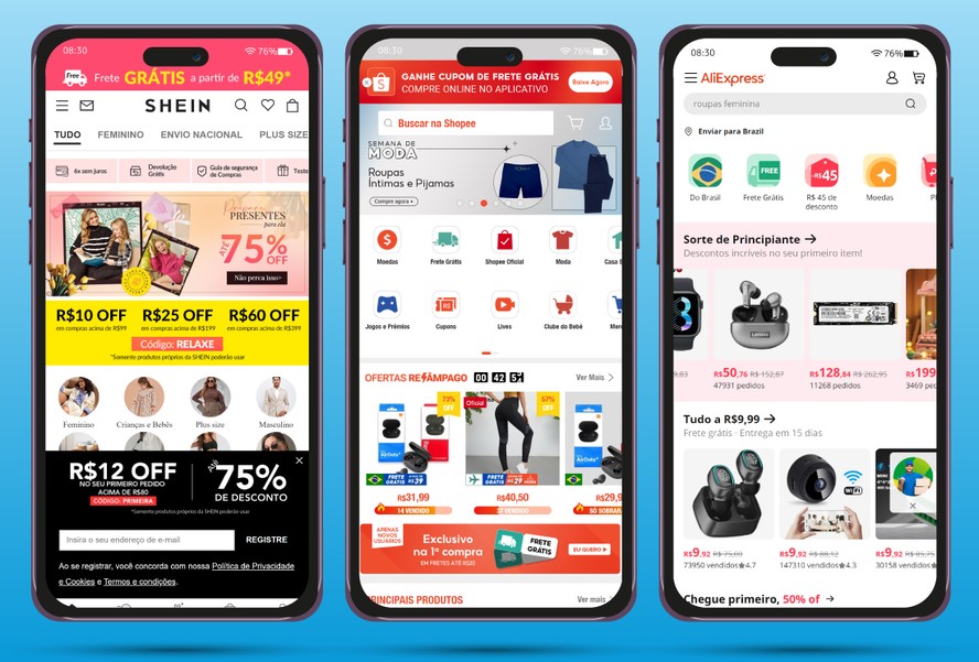 importação para e-commerce