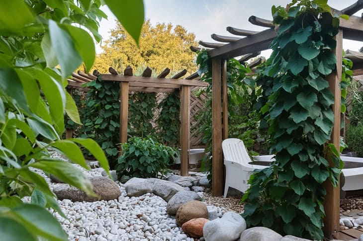 jardim de pedras decorativas