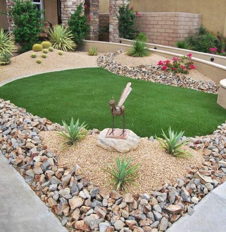 jardim zen com pedras