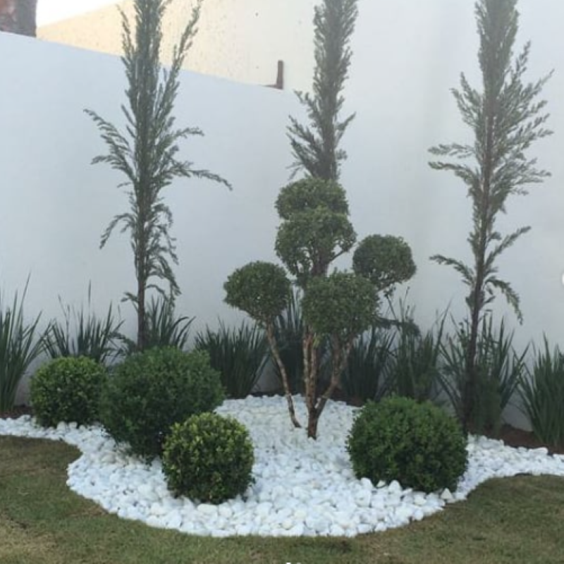 ideias para jardim de pedrinhas