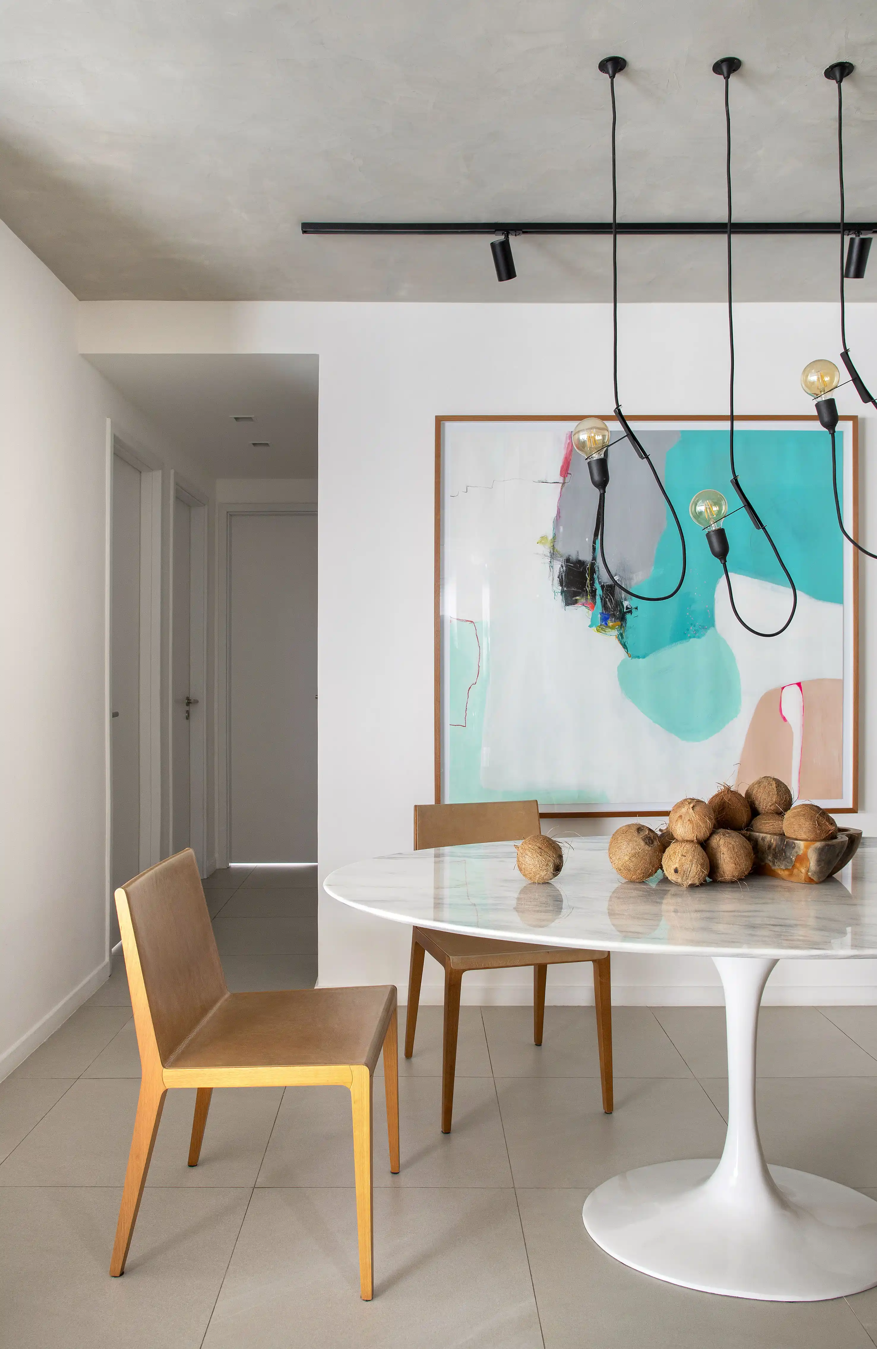pendente led mesa jantar