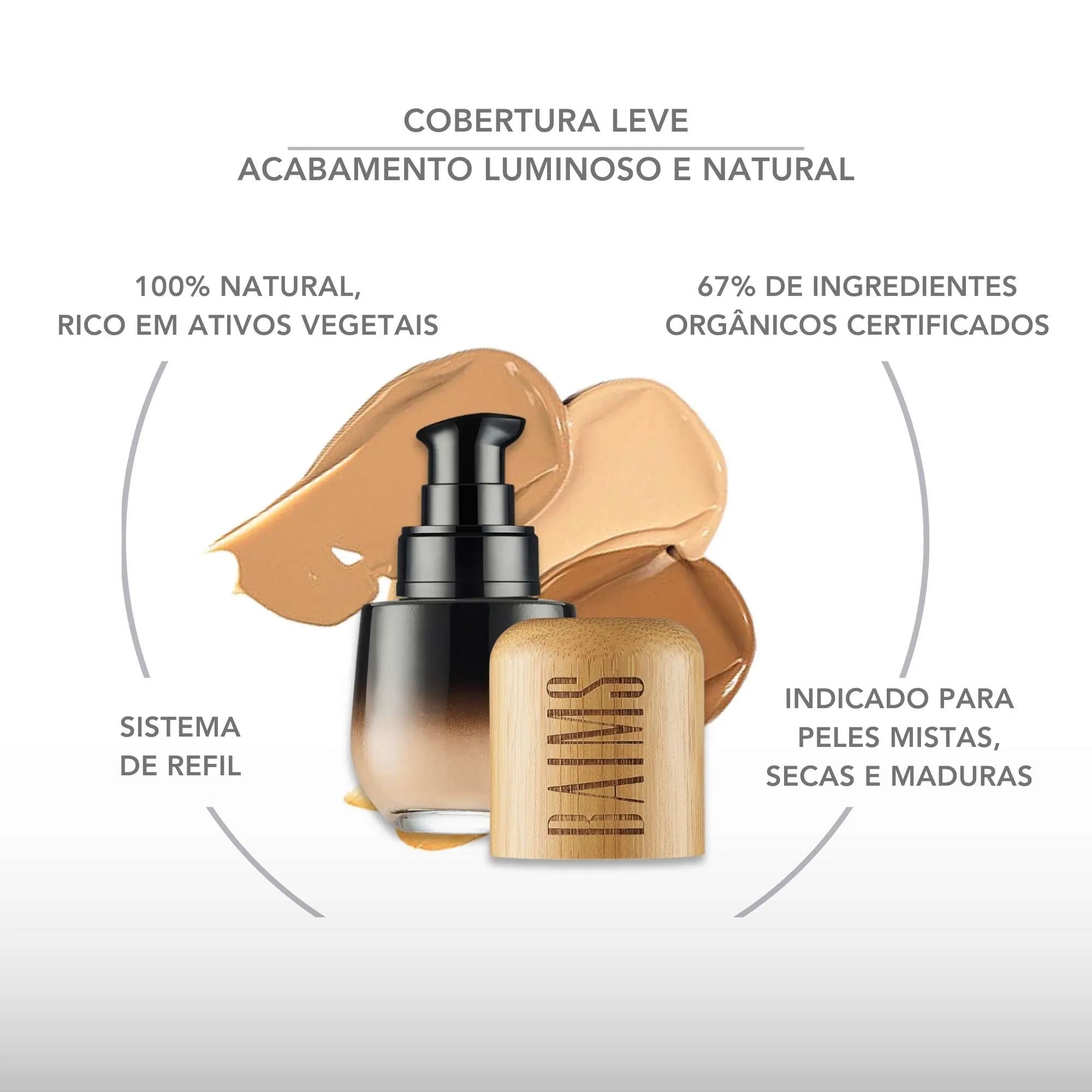 produtos de maquiagem multifuncionais naturais