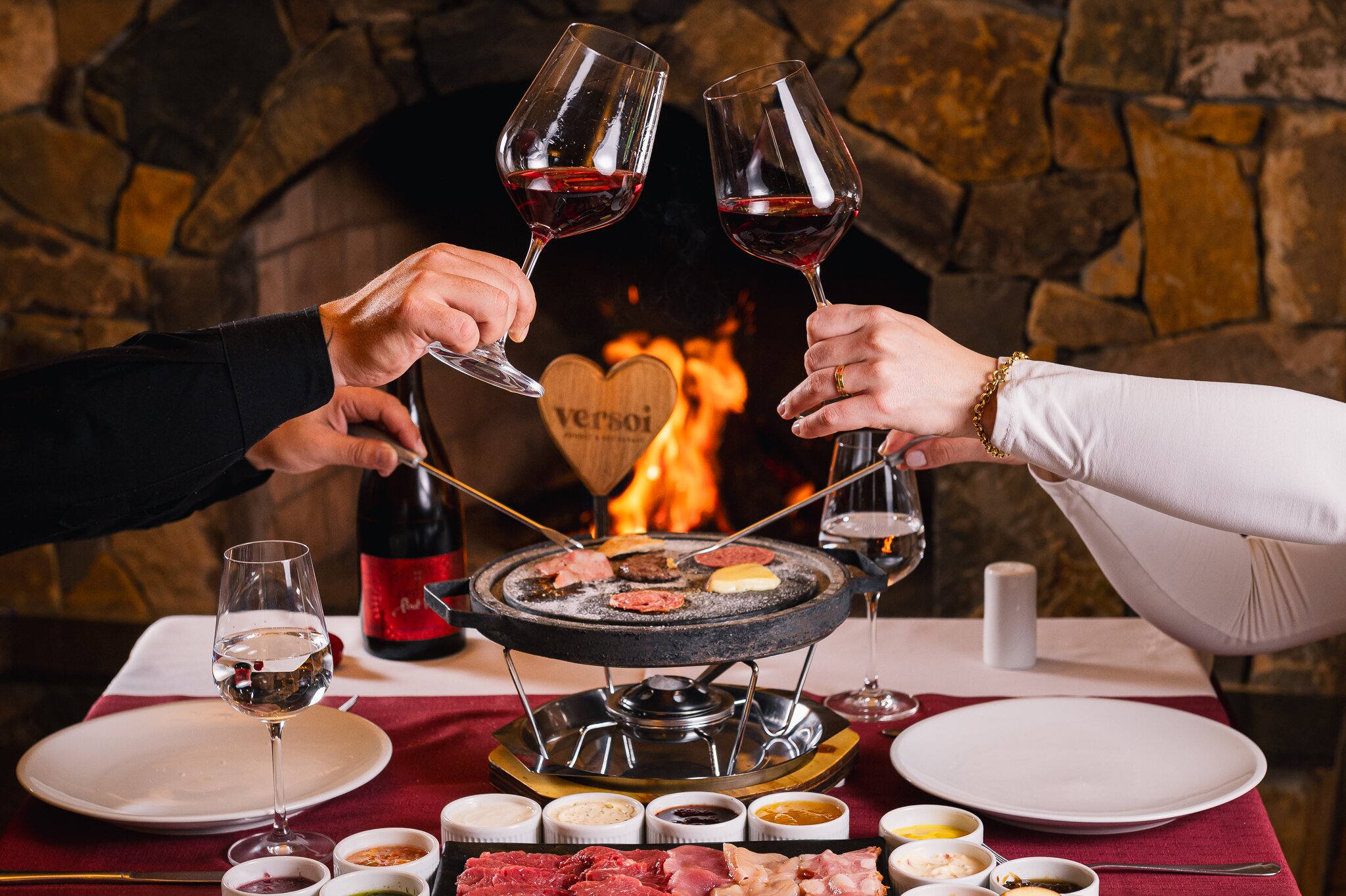 onde comer fondue em conta gramado
