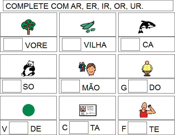 aprendizado de palavras