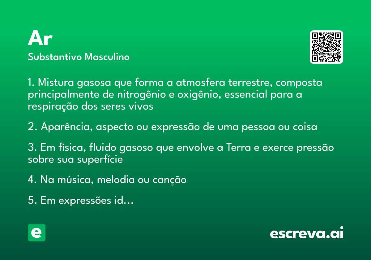 palavras com ar no meio