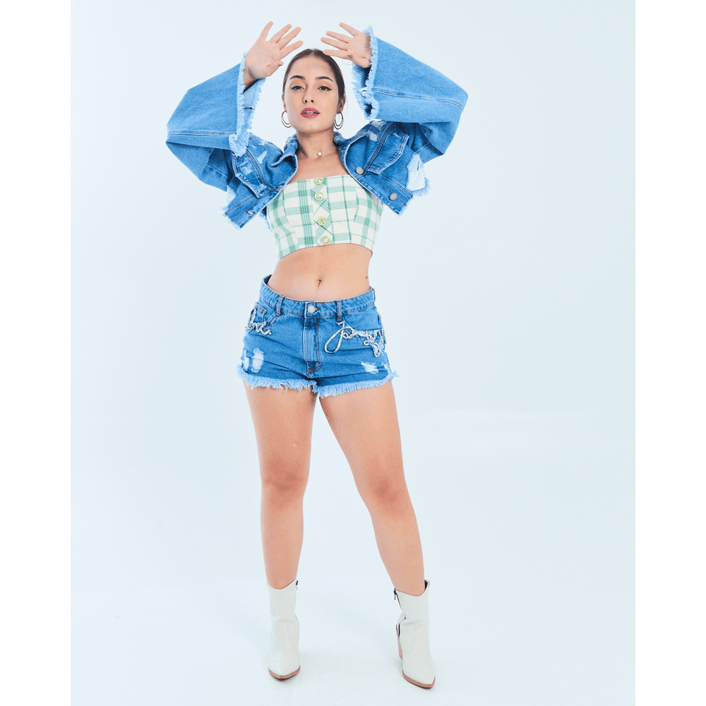 short jeans glamouroso